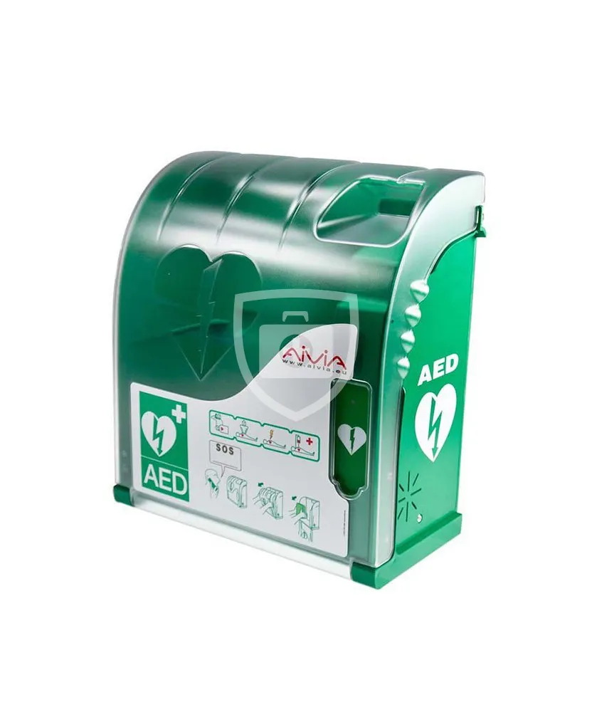 Aivia 101 AED kast met alarm en verlichting