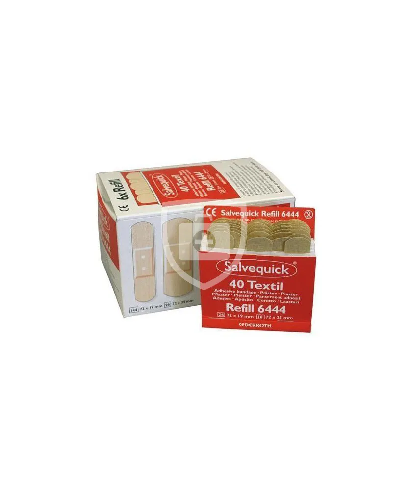 Salvequick 6 pack navulling 6444 - 40 textiel pleisters