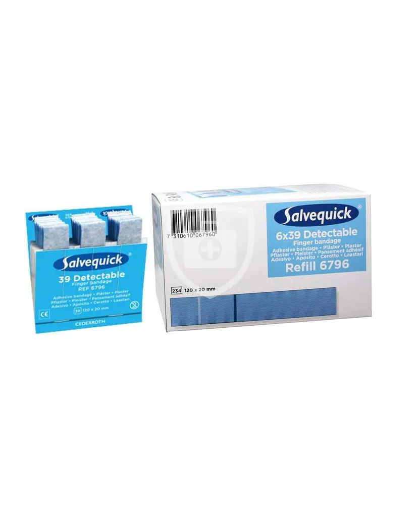 Salvequick 6 pack navulling 6796 - HACCP vingerpleisters
