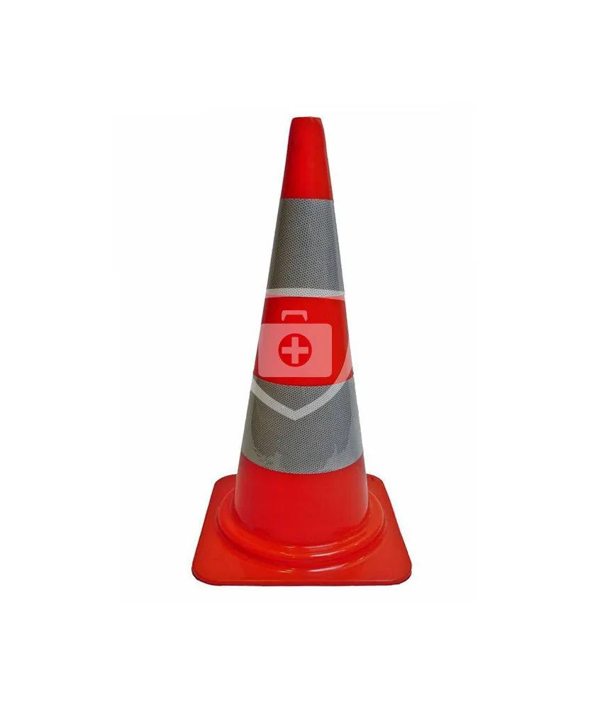 Verkeerspion 50 cm - Verzwaarde voet & Klasse 2 reflectie