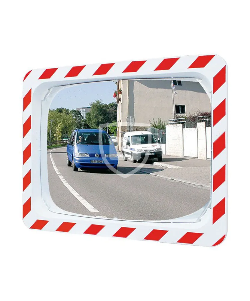 Verkeersspiegel rechthoekig 80 x 60 cm