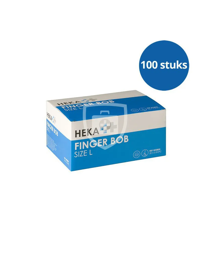 Vingerbob vingerverband blauw HACCP - 100 stuks